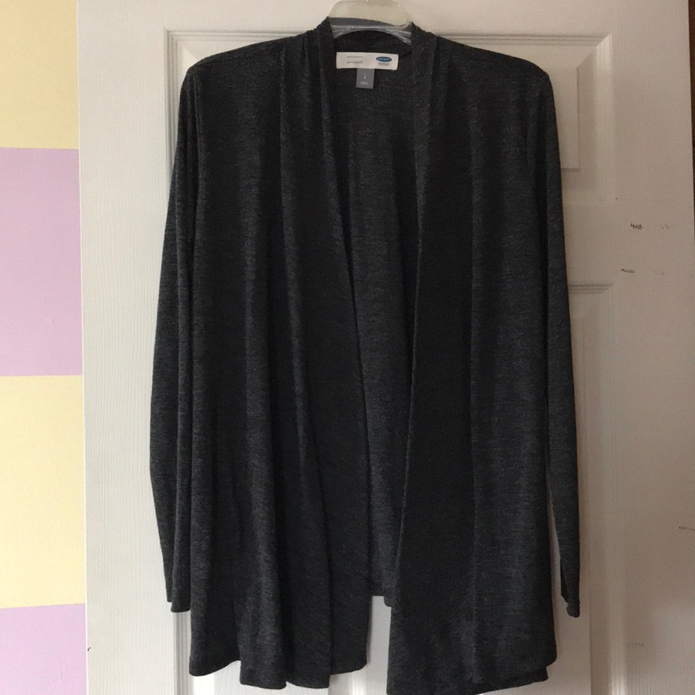 Drape front maternity cardigan
